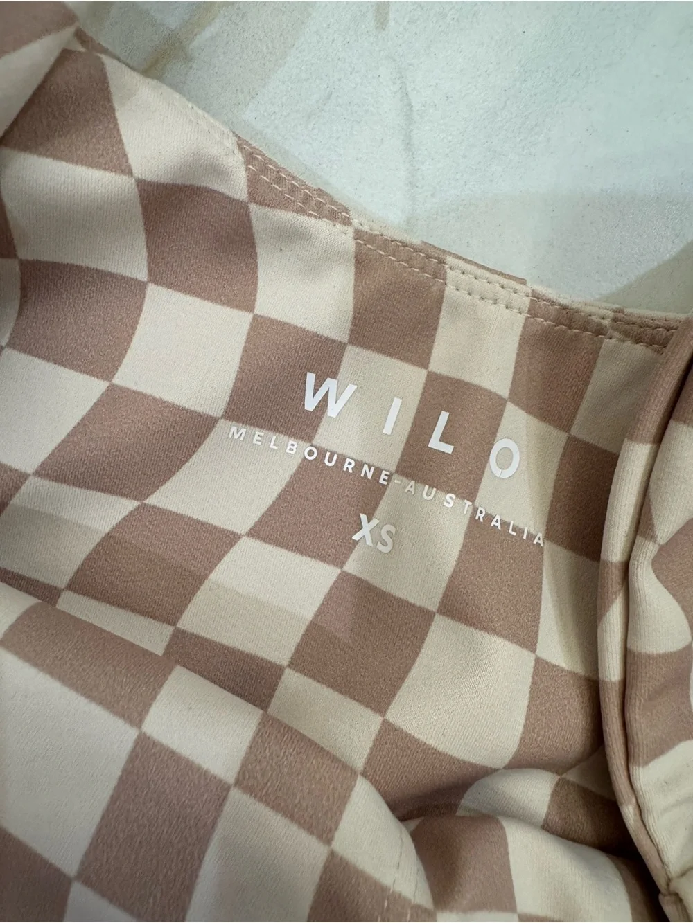 Wilo The Label checkered activewear set - Picture 3 of 3